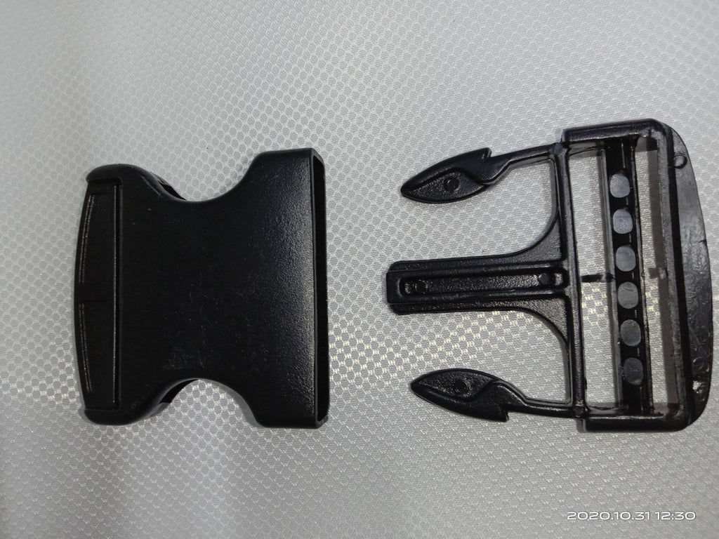 Plastic Side Release Buckle (Bag Buckle / Snap Buckle) बैग बकल / बेल्ट बकल