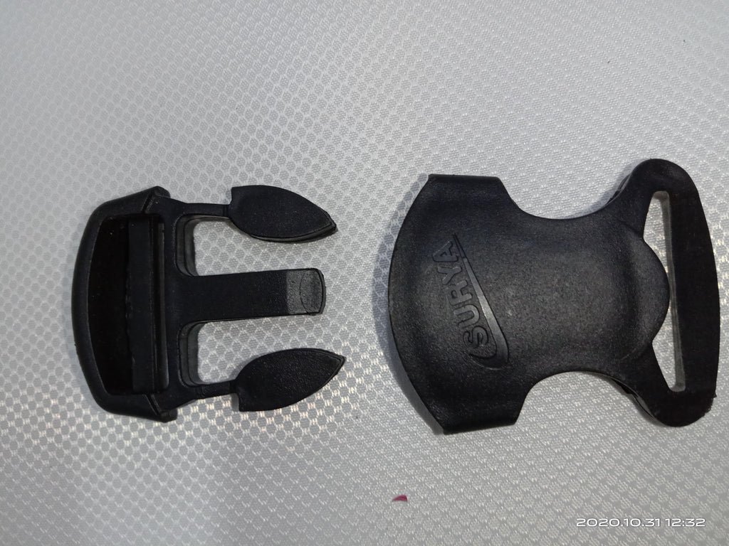 Plastic Side Release Buckle (Bag Buckle / Snap Buckle) बैग बकल / बेल्ट बकल